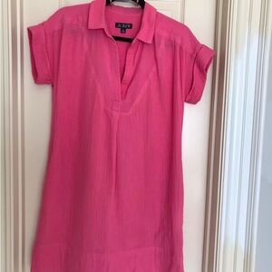 J. Crew Bright Pink Dress